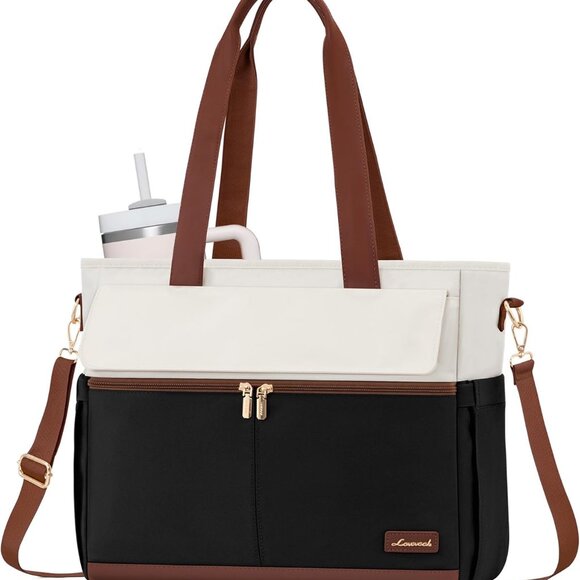 Handbags - Versatile 15.6 Inch Women's Laptop Tote - Water-Resistant, Lightweight & Stylish
